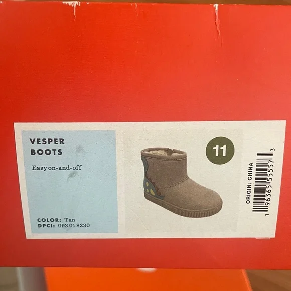 BRAND NEW girl youth cat & jack vesper boots size 11 - Picture 6 of 6